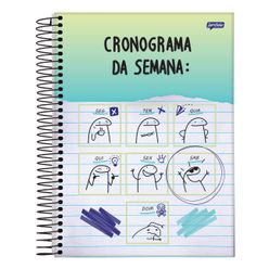 Caderno JANDAIA Espiral Flork 160 Folhas