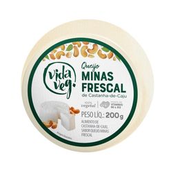 Queijo Minas Frescal Vegano de Castanha de Caju VIDA VEG 200g