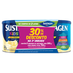 Complemento Alimentar SUSTAGEN Kids Baunilha 700g 30% de Desconto na Segunda unidade