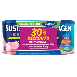 Complemento Alimentar SUSTAGEN Kids Morango 350G Ganhe 30% de Desconto na segunda unidade