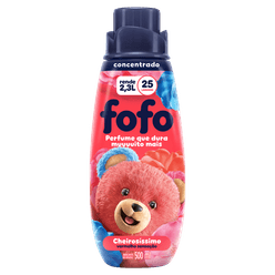 Amaciante de Roupa Concentrado FOFO Vermelho Sensação Cheirosíssimo 500ml