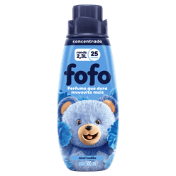 Amaciante de Roupa Concentrado FOFO Azul Tudão 500ml