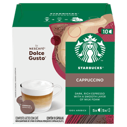 Café STARBUCKS Cappucino Com 10 Cápsulas 100g