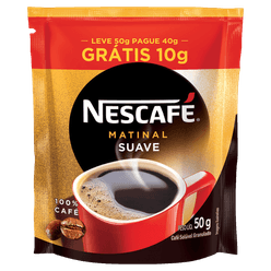 Café NESCAFÉ Matinal Suave Leve 50g Pague 40g