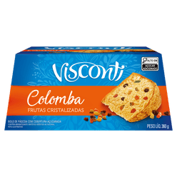 Colomba Pascal VISCONTI Frutas Cristalizadas Caixa 360g