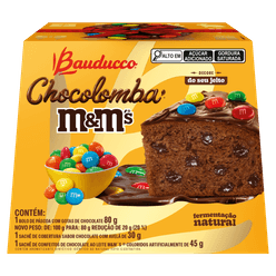 Colomba BAUDUCCO Fermentação Natural M&M 80g