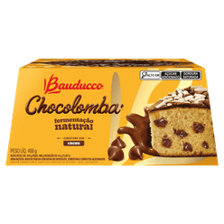 Colomba BAUDUCCO Fermentação Natural Chocolate com Cobertura de Cacau 400g