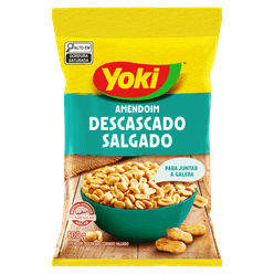 Amendoim YOKI Descascado e Salgado 500g