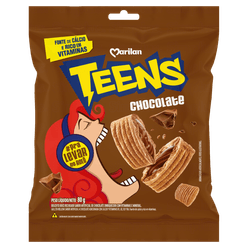 Biscoito MARILAN Snack Teens Chocolate 80g