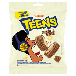 Biscoito MARILAN Snack Teens Chocolate Branco 80g