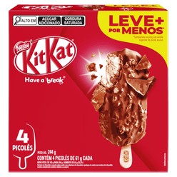 Picolé NESTLÉ Kit Kat 244g