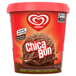 Sorvete KIBON Chicabon Chocolate 800ml