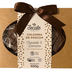 Colomba SECALE Orgânica Chocolate e Damasco 650g