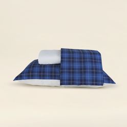 Jogo de Cama A\CASA Solteiro Microfibra Estampado Tartan