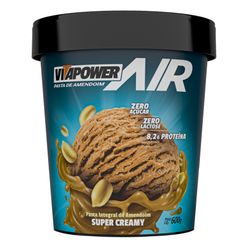 Pasta de Amendoim VITAPOWER Integral Super Creamy Zero Açúcar/Zero Lactose 600g