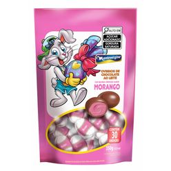 Ovinhos De Páscoa Montevérgine Chocolate Ao Leite Com Recheio De Morango 350g