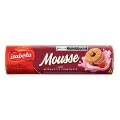 Biscoito ISABELA Mousse Morango com Chocolate 130g