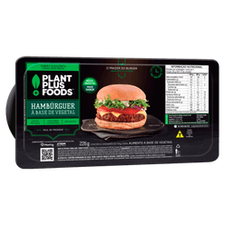 Hambúrguer Vegetal PLANTPLUS Sem Lactose 226g