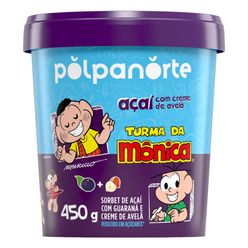 Açaí POLPANORTE Turma da Mônica Avelã 450g