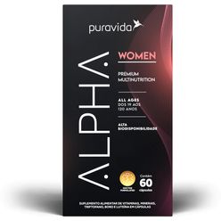 Suplemento PURAVIDA Alpha Wonen com 60 cápsulas