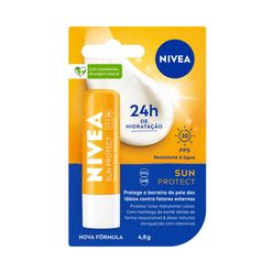 NIVEA Protetor Solar Hidratante Labial Sun Protect FPS 30 4,8 g