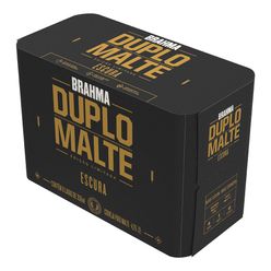 Cerveja BRAHMA Duplo Malte Escura 8 Latas de 350ml cada