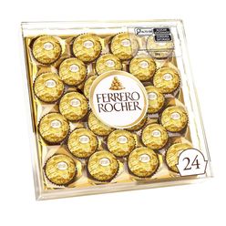 Bombom FERRERO ROCHER com 24 unidades 300g