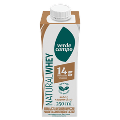 Bebida Láctea VERDE CAMPO Natural Whey Cappuccino Zero Lactose 250ml