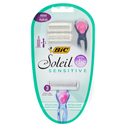 Aparelho de Barbear BIC Soleil Sensitive com 5 Lâminas