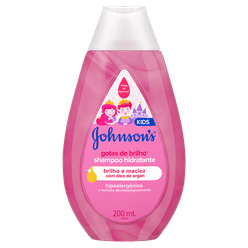 Shampoo JOHNSON'S Kids Gotas de Brilho 200ml