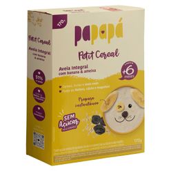 Cereal PAPAPÁ Petit Aveia Integral com Banana e Ameixa sem Açúcar 170g