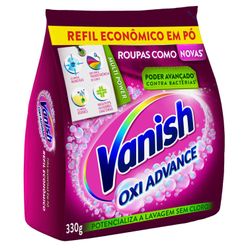 Tira Manchas VANISH em Pó Oxi Advance para roupas coloridas Refil Econômico 330g