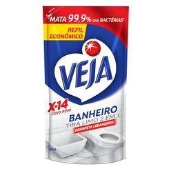 Tira Limo VEJA Banheiro X14 400ml Refil Econômico