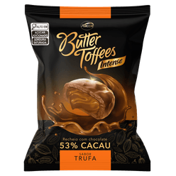 Bala ARCOR Butter Toffes Trufa 53% Cacau 90g