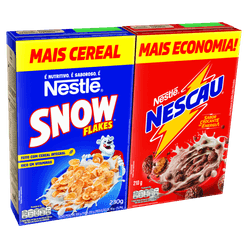 Cereal NESTLE Snow Flakes + Nescau 230g/210g