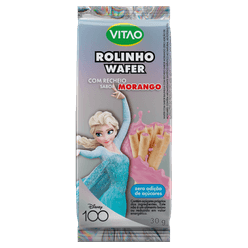 Rolinho Wafer VITAO Disney Morango 30g