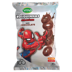 Biscoito VITÃO Rosquinhas Disney Chocolate Sem Glúten/ Sem Lactose e sem Adição de Açúcares 60g