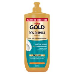 Creme para Pentear NIELY GOLD Pós-Química 500ml Tamanho Econômico