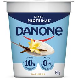 Iogurte DANONE Mais Proteína 10g Baunilha Zero Lactose 160g