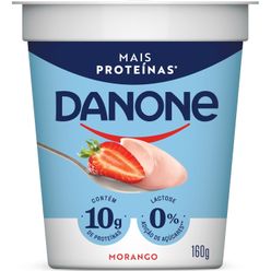 Iogurte DANONE Mais Proteína Morango Zero Lactose 160g