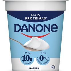 Iogurte DANONE Mais Proteína 10g Natural Zero Lactose 160g