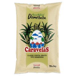 Açúcar CARAVELAS Demerara Pacote 1kg