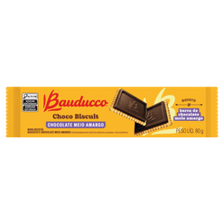 Biscoito BAUDUCCO Choco Biscuit Meio Amargo 80g