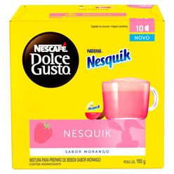 Café em Cápsula NESCAFÉ DOLCEGUSTO Nesquik Morango 10 Cápsulas 150g