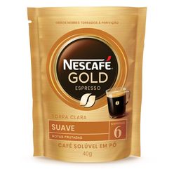 Café Solúvel NESCAFE GOLD Intensidade 6 Sachet 40g