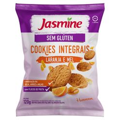 Cookies Laranja E Mel JASMINE Sem Glúten Novo Peso Líquido 120G