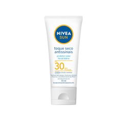 Protetor Solar NIVEA Toque Seco Antissinais Facial Fps30 40ml