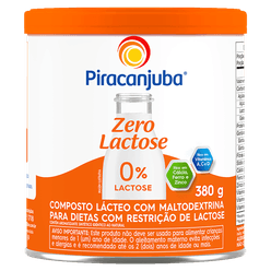 Composto Lácteo PIRACANJUBA Zero Lactose 380g