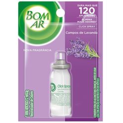 Aromatizador BOM AR Click Spray Refil Campos de Lavanda 12ml