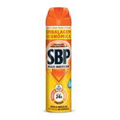 SBP Multi Inseticida Aerossol Óleo de Citronela 380ml Embalagem Econômica